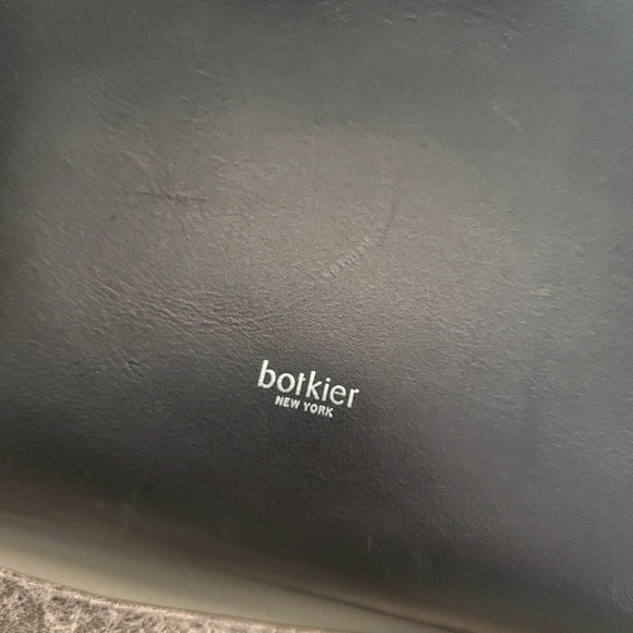 Quiet Luxury Bag Botkier Black Tribeca gunmetal open satchel purse - Picture 6 of 8